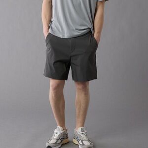 American Eagle Outfitters Black Flat Front Shorts